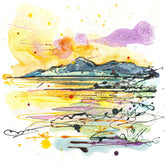 Print Open Edition Landscape - The Mournes At Sunset